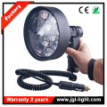 Wholesale price 9-32V LED Handheld Spotlight 36W Cree with cigarette plug RED or GREEN filter LED hunting equipment